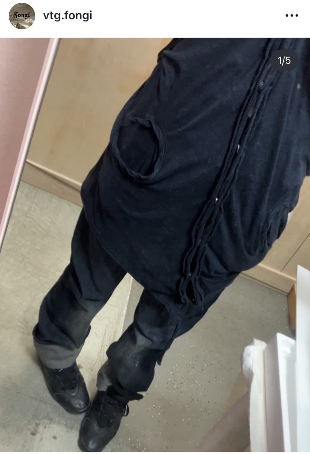 사은품 [직수입] 빈티지 진청 데님 트라우저 상품이미지2