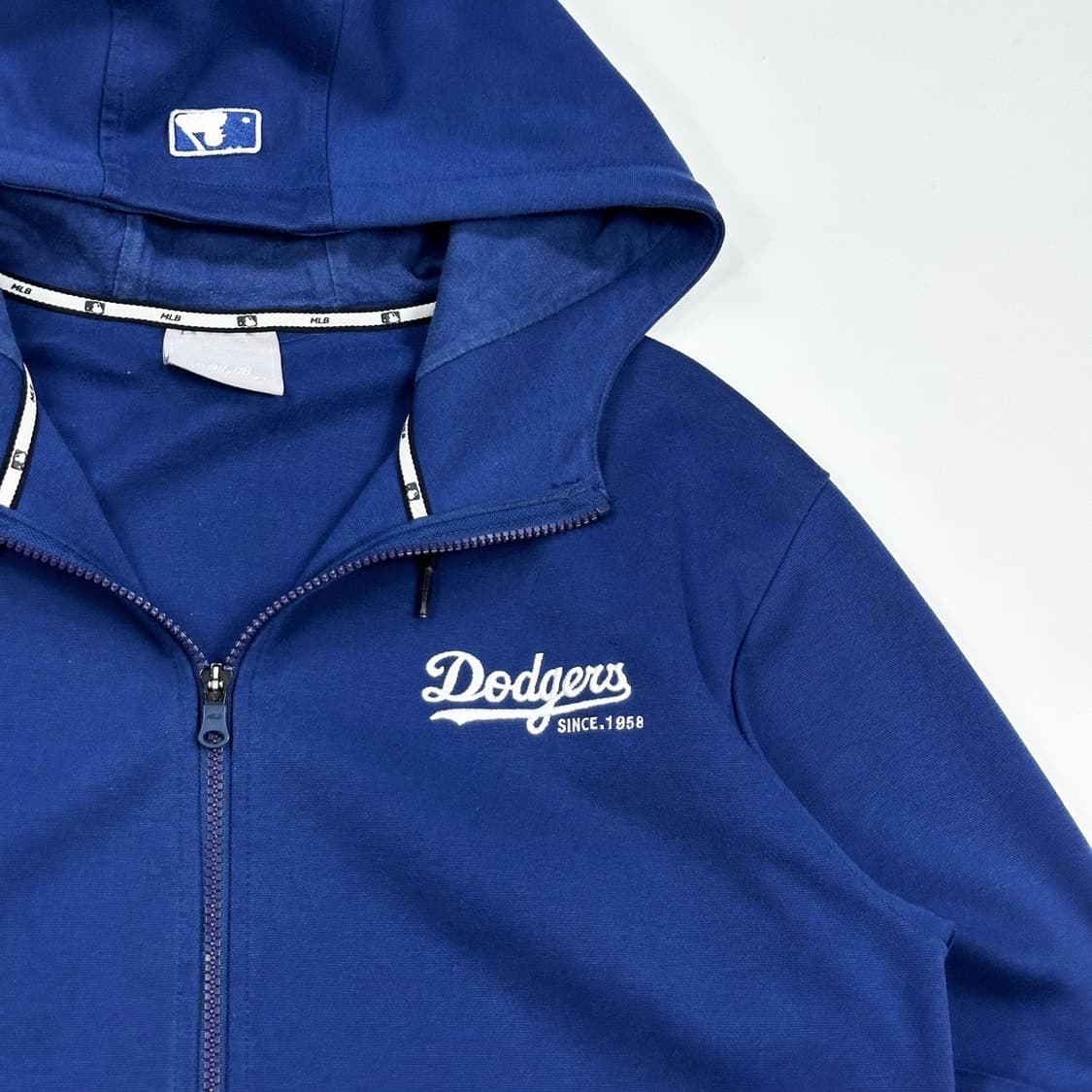 MLB LA다저스 풀오버 블루 후드집업 (M) 상품이미지3