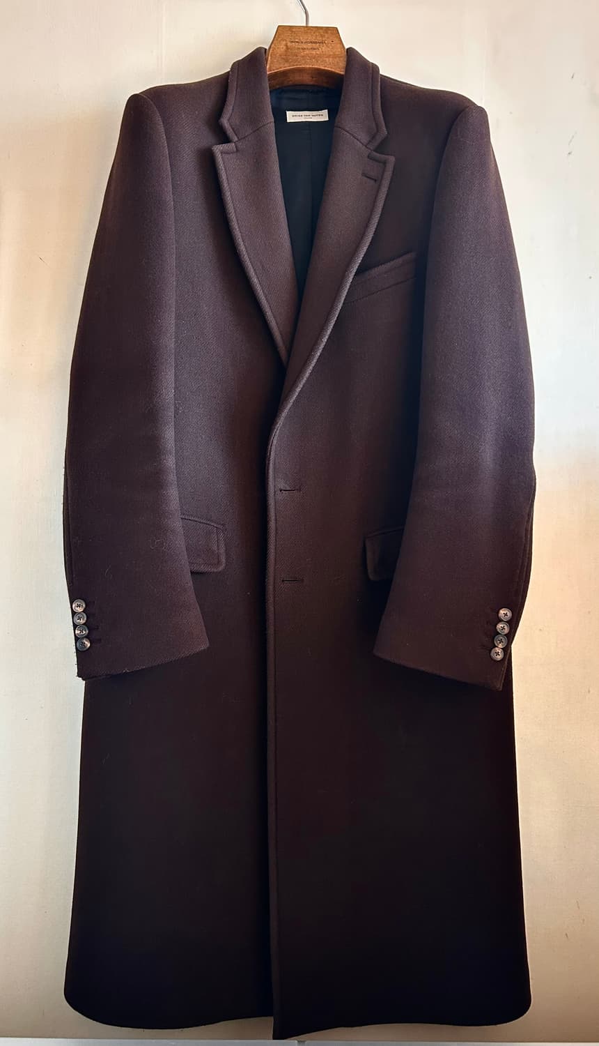 드리스 반 노튼 롱코트 상품이미지3