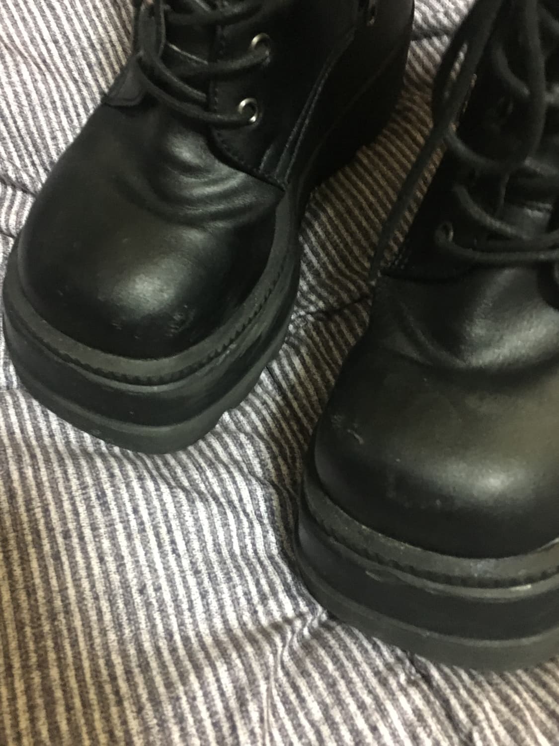 데모니아 검정 플랫폼 슈즈 240 상품이미지4