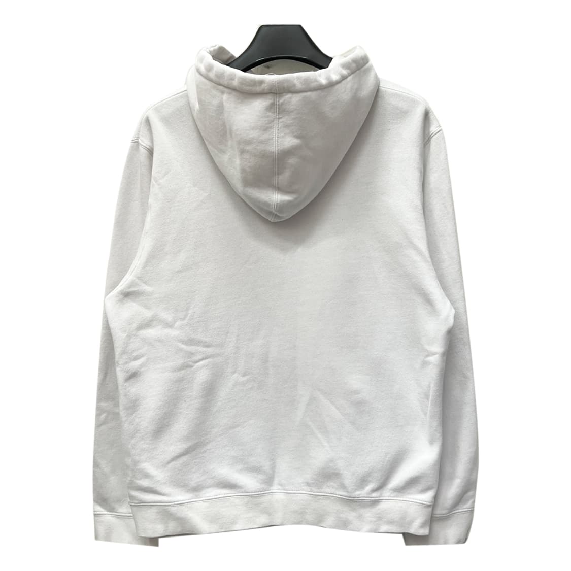 USA 스투시 베이직 로고 화이트 후드티 L 상품이미지2