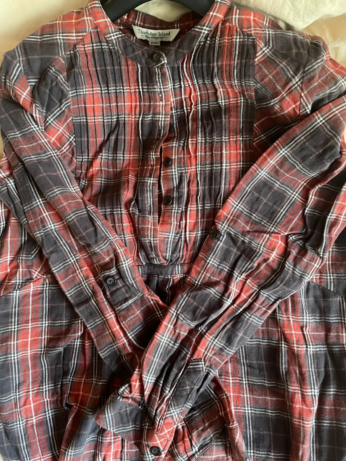 썰스데이 아일랜드 타탄체크 원피스 상품이미지1