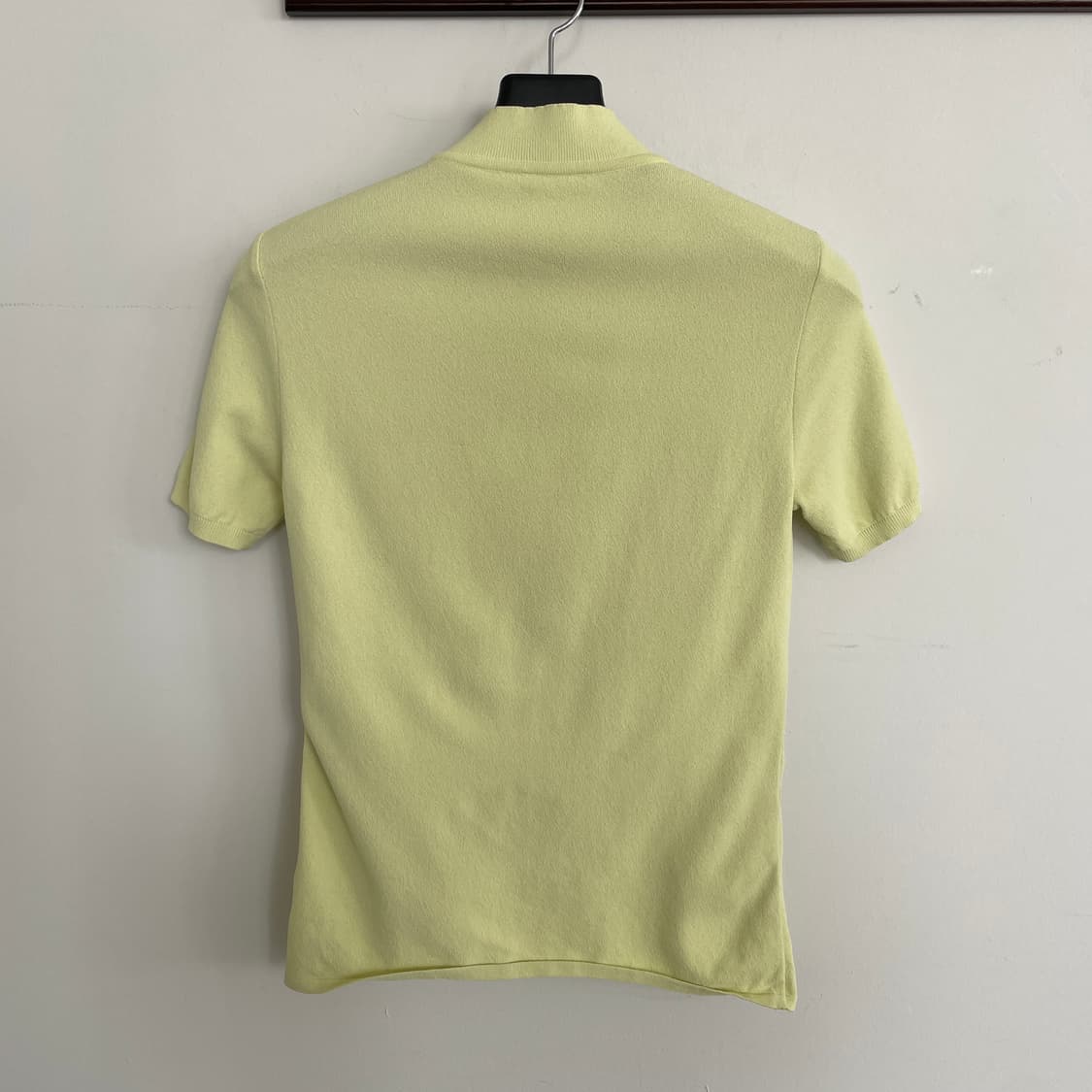 프라다 스포츠 아카이브 40|여성44 비스코스 혼방 반팔 풀집 니트 탑 상품이미지4