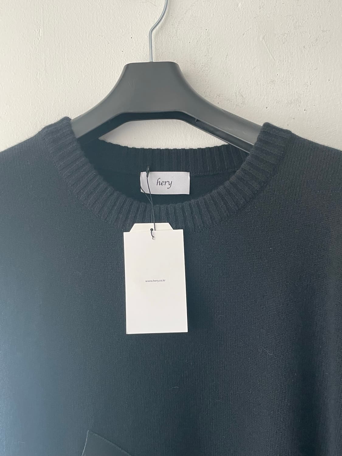 헤리 더비 레더 패치 니트 새제품 상품이미지8