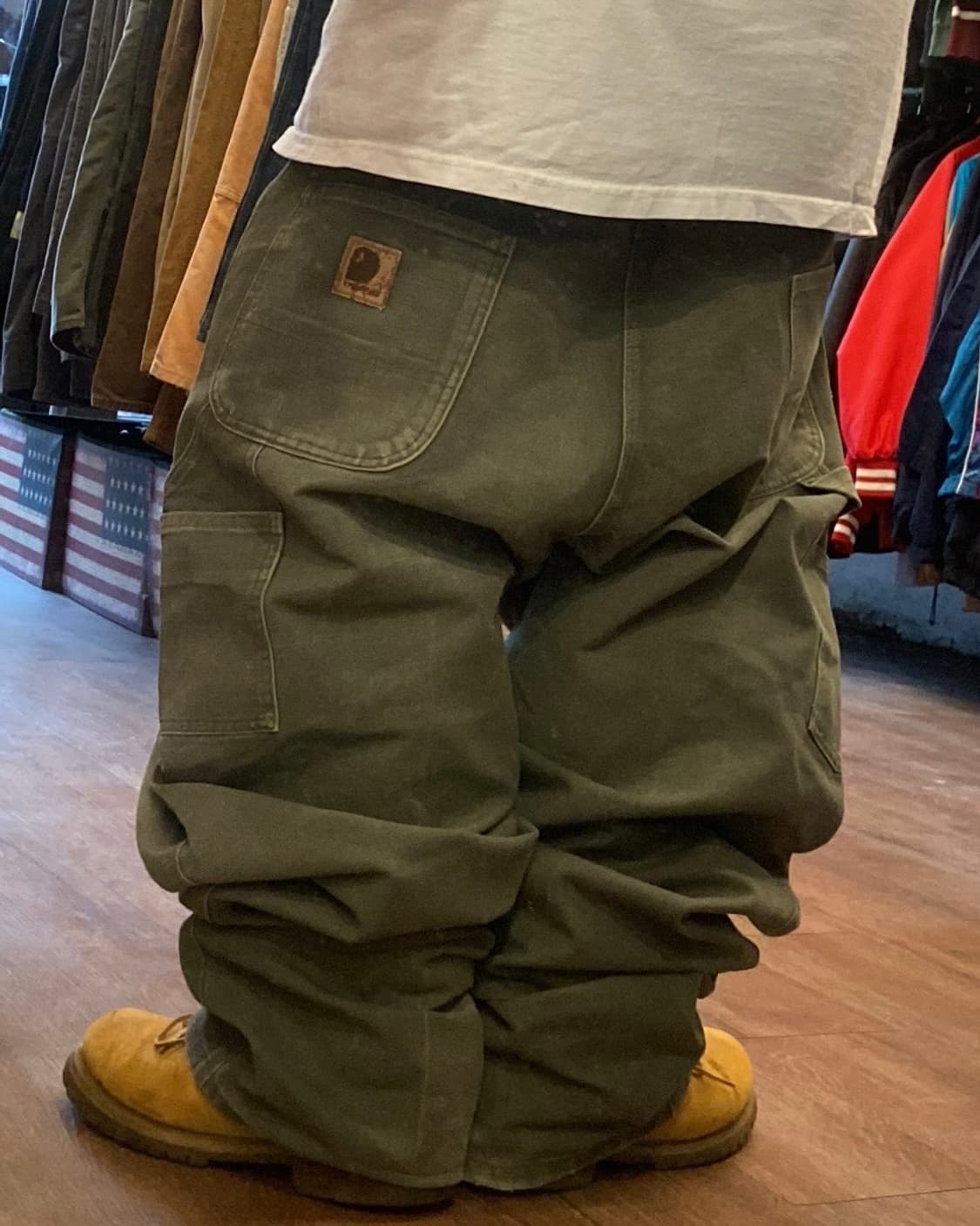 44) 칼하트 B11 모스그린 싱글니 팬츠 상품이미지8