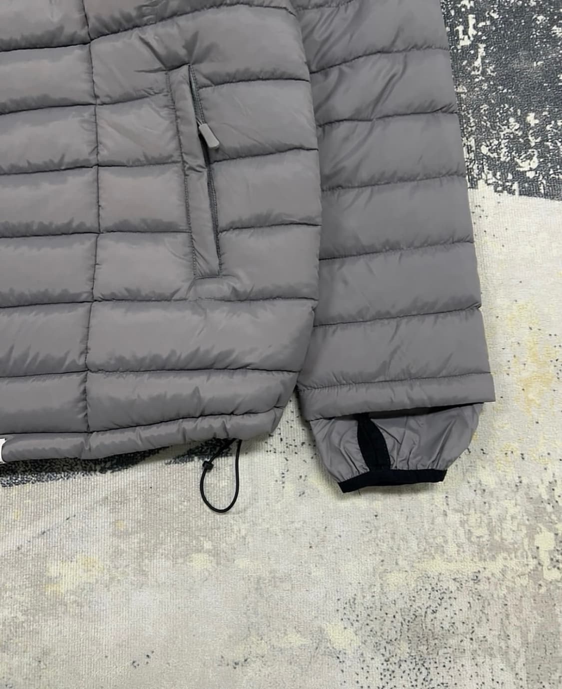 베이프 Bape 후드 포켓 경량패딩 차콜 상품이미지6