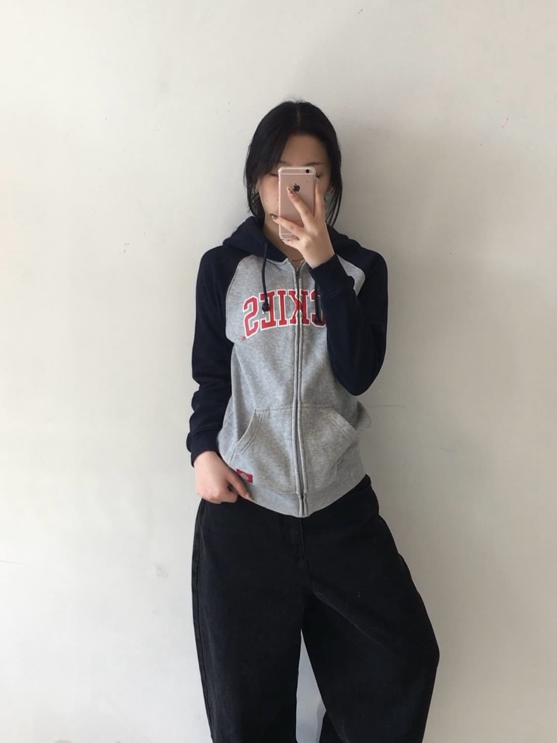 디키즈 배색 후드집업 상품이미지1