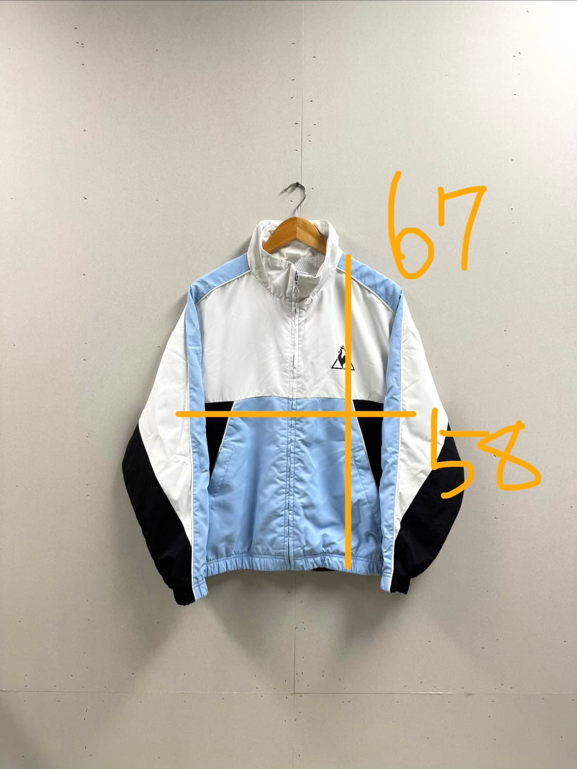 남성 95 M / 르꼬끄 우븐 바람막이 트랙자켓 상품이미지2