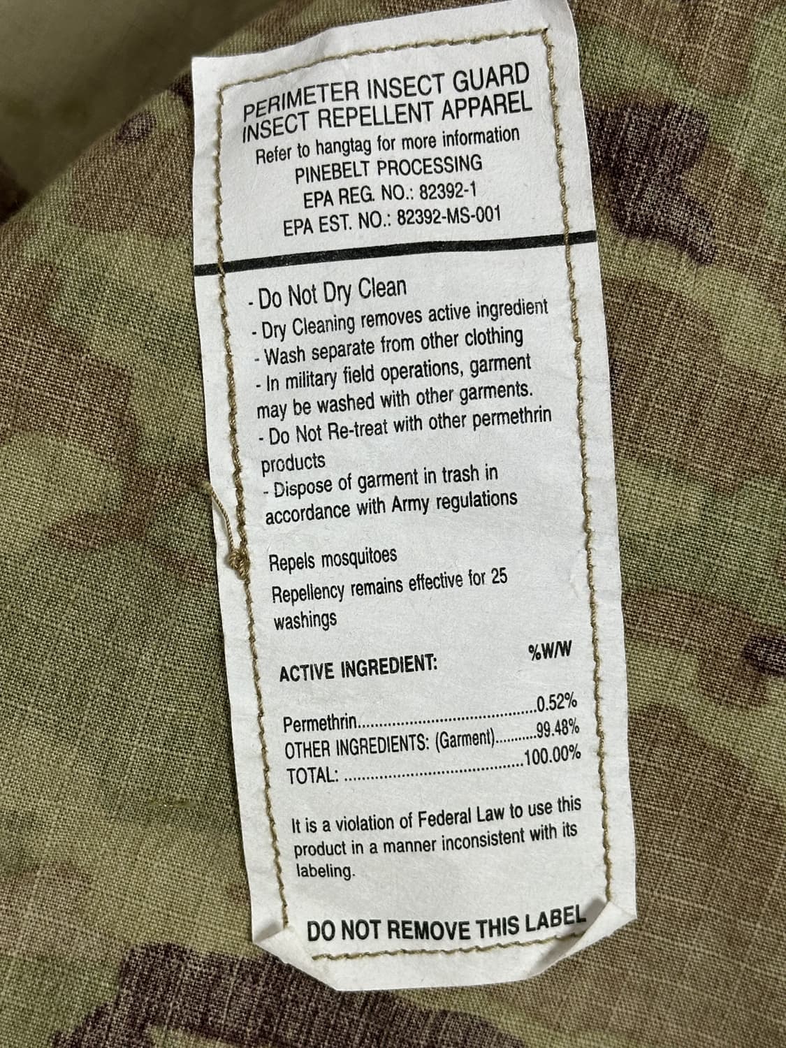 미군 OCP 멀티캠 전투복 상의 (L/XL) (XL) 상품이미지8