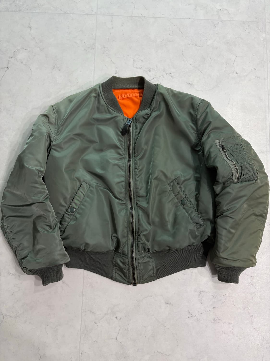 L) 알파인더스트리 1968정밀복각 ma1판매 상품이미지1