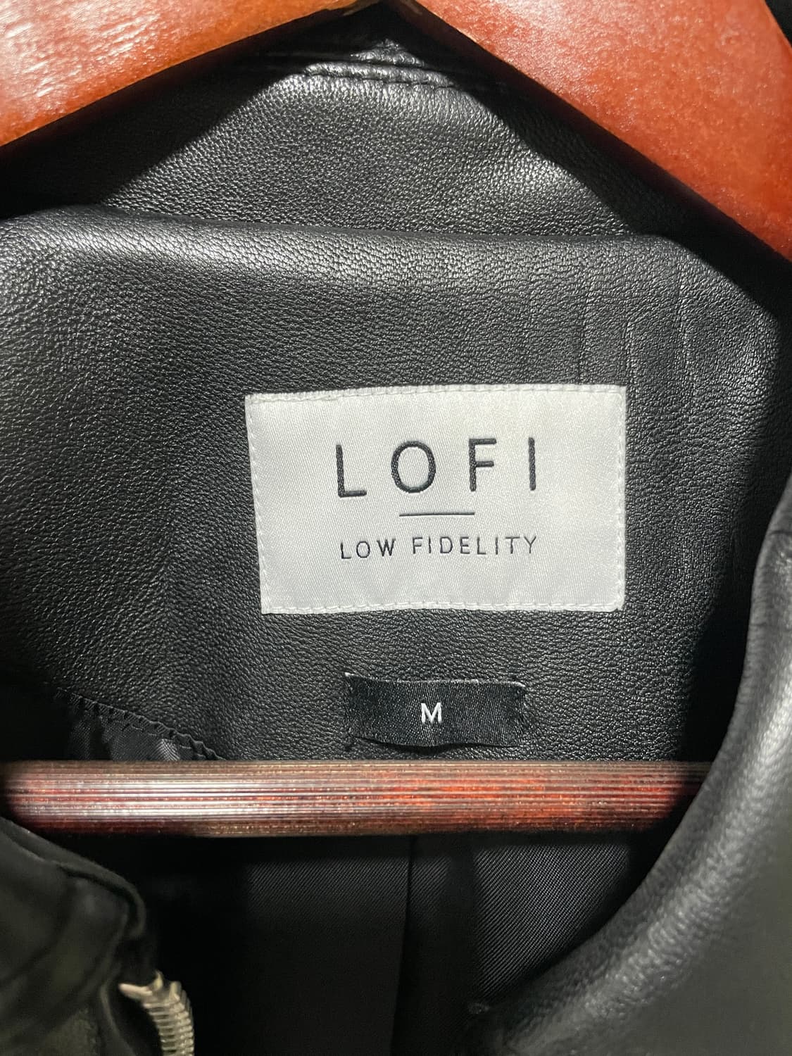 로파이 LOFI 램레더 싱글가죽자켓 M 상품이미지4