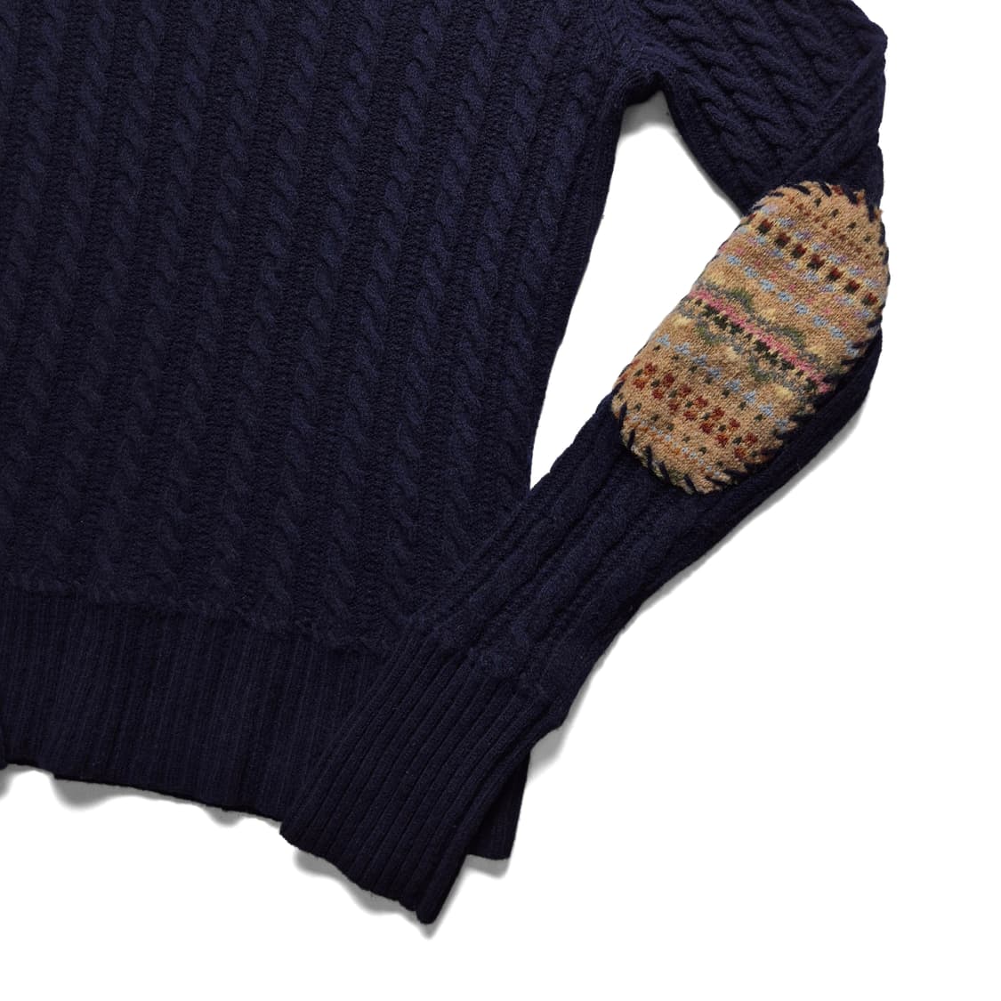 [S] 폴로 진스 컴퍼니 엘보우 디테일 케이블니트 상품이미지4