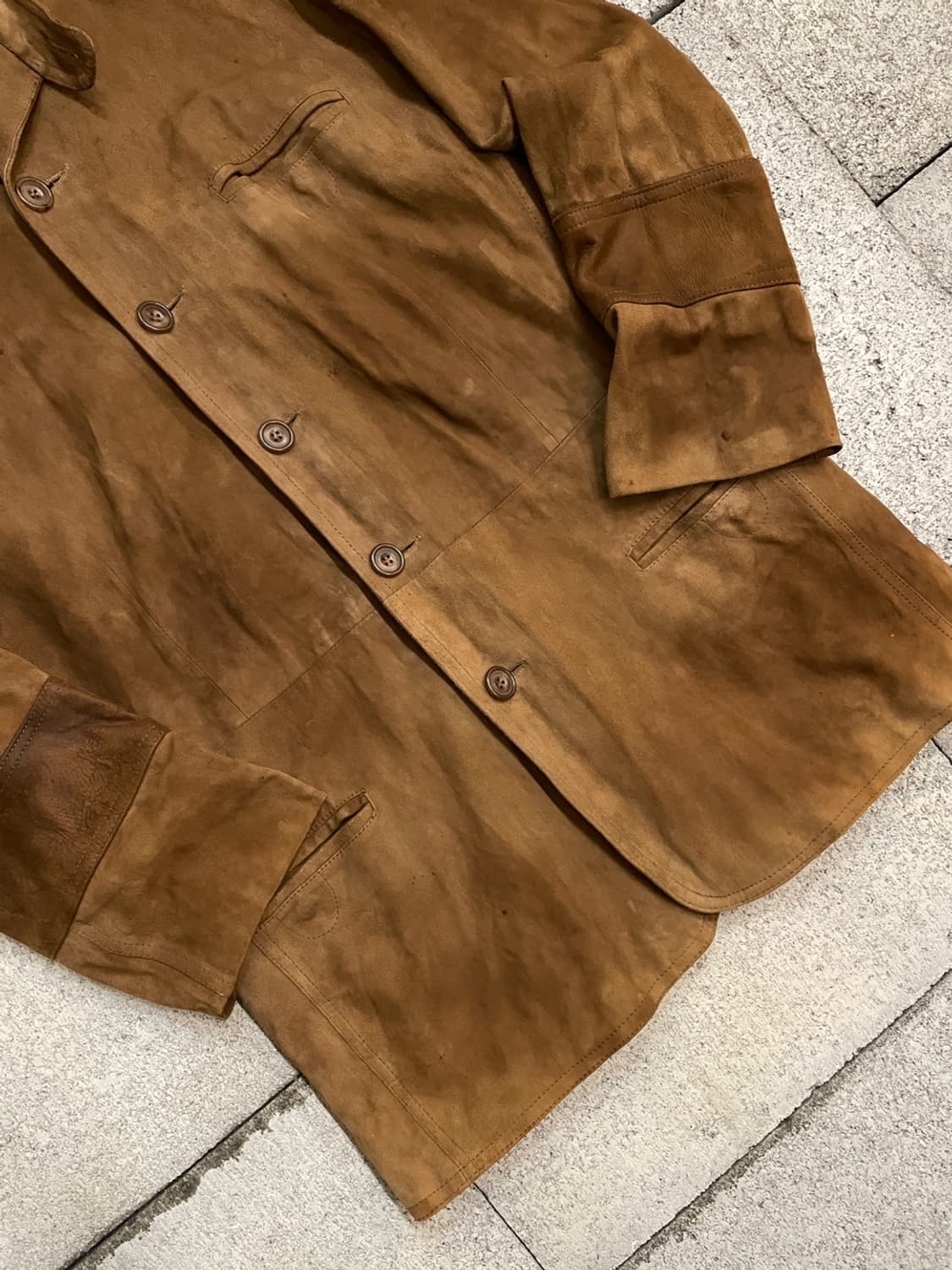GV Jeans 지브이 진스 염소 가죽 스웨이드 자켓 상품이미지3