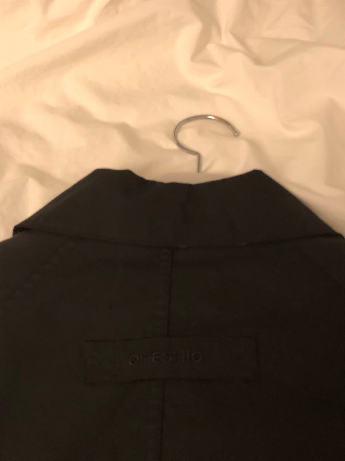 오헤시오 트렌치 카라 점퍼 (black,os size) 상품이미지3