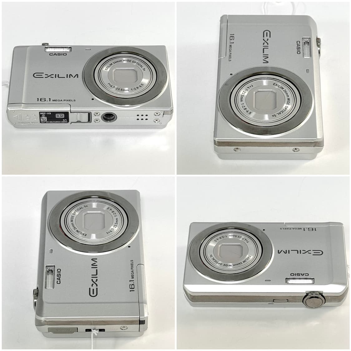 카시오 엑슬림 ZS6 / Z28 실버 빈티지디카 상품이미지4