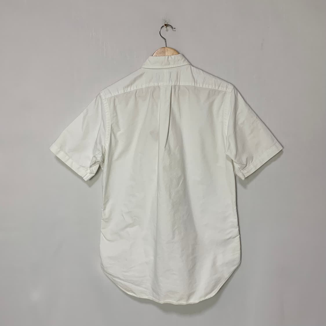 폴로랄프로렌 클래식 핏 반팔 셔츠 아이보리 남성 S 남녀공용 상품이미지5