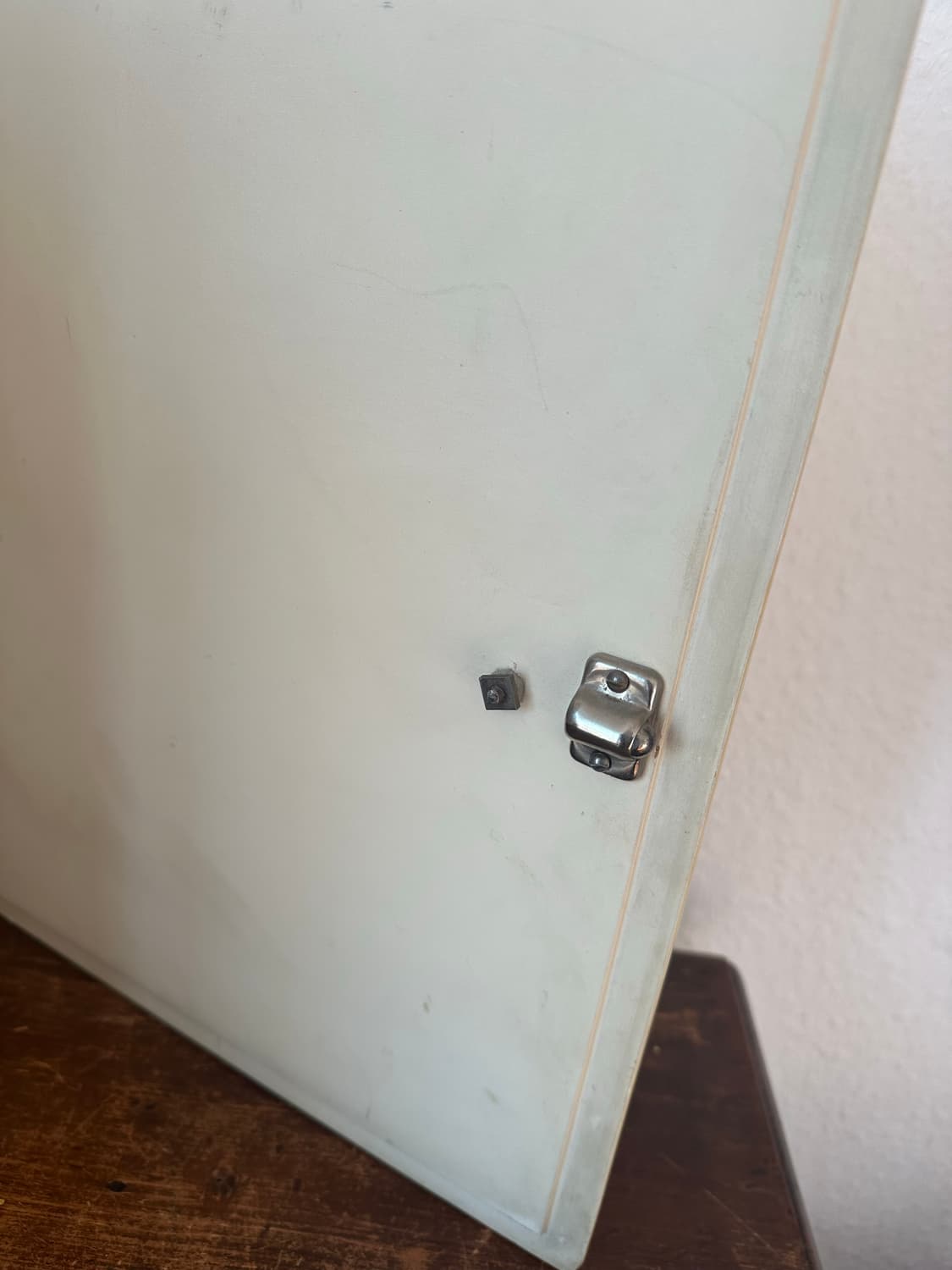 독일)빈티지 우드 크림색 벽선반 상품이미지4