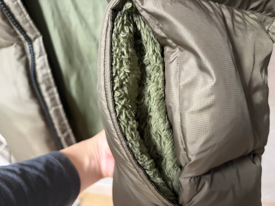 [2] 노클 후디 덕다운 카키 상품이미지4