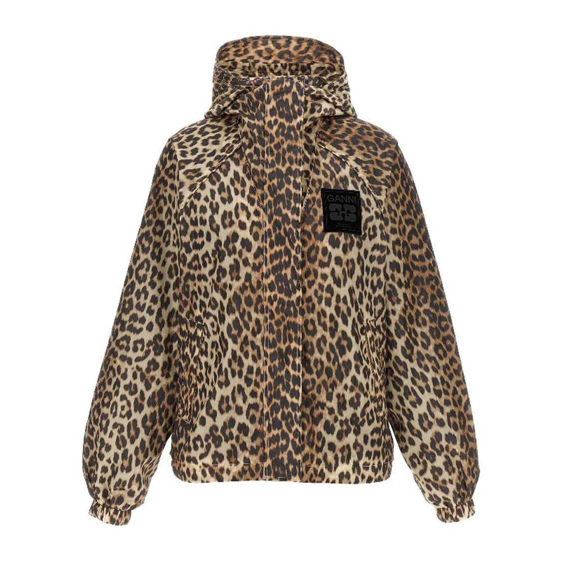 가니 레오파드 프린트 바람막이 자켓  상품이미지4