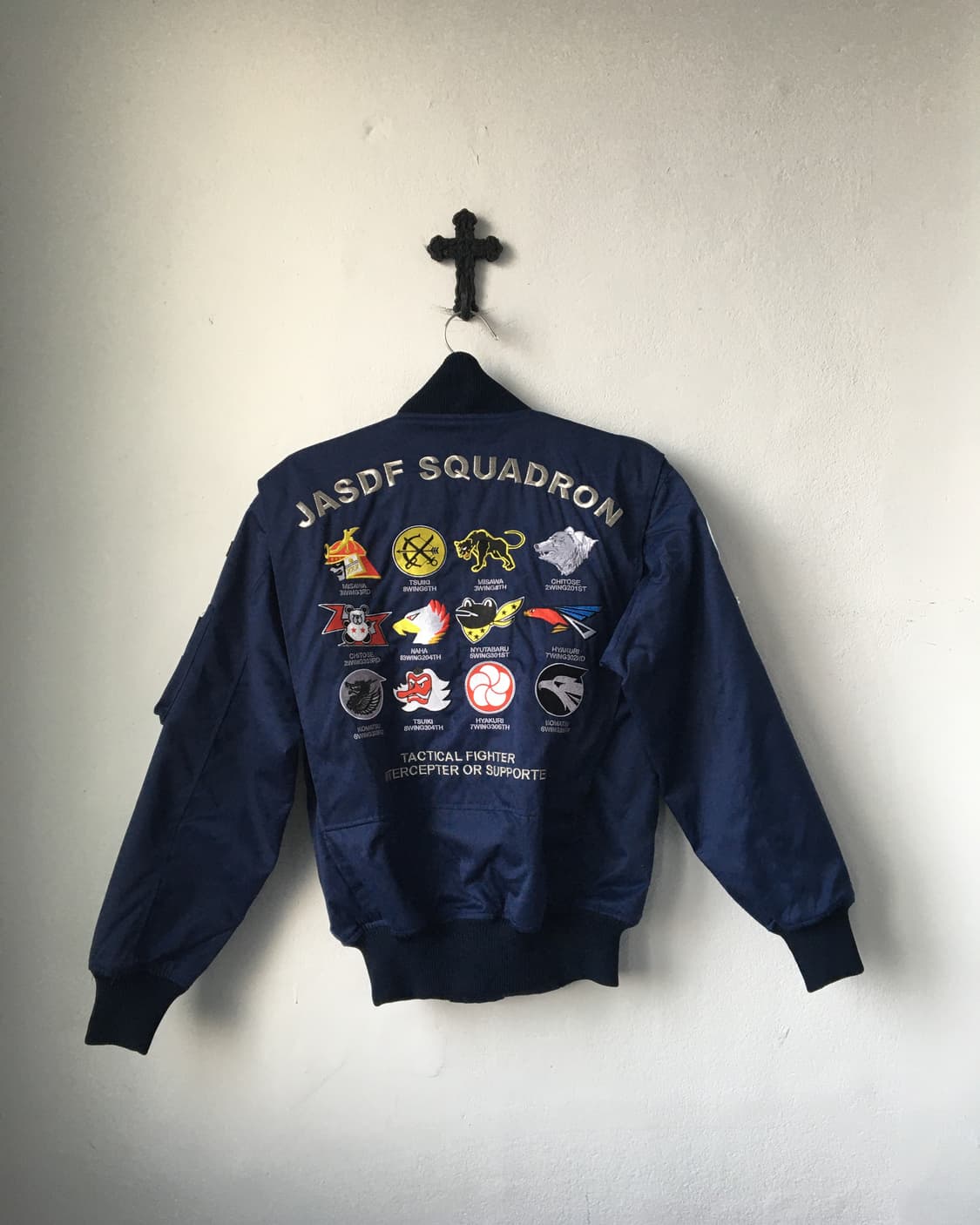 Patch point flight jacket 상품이미지1