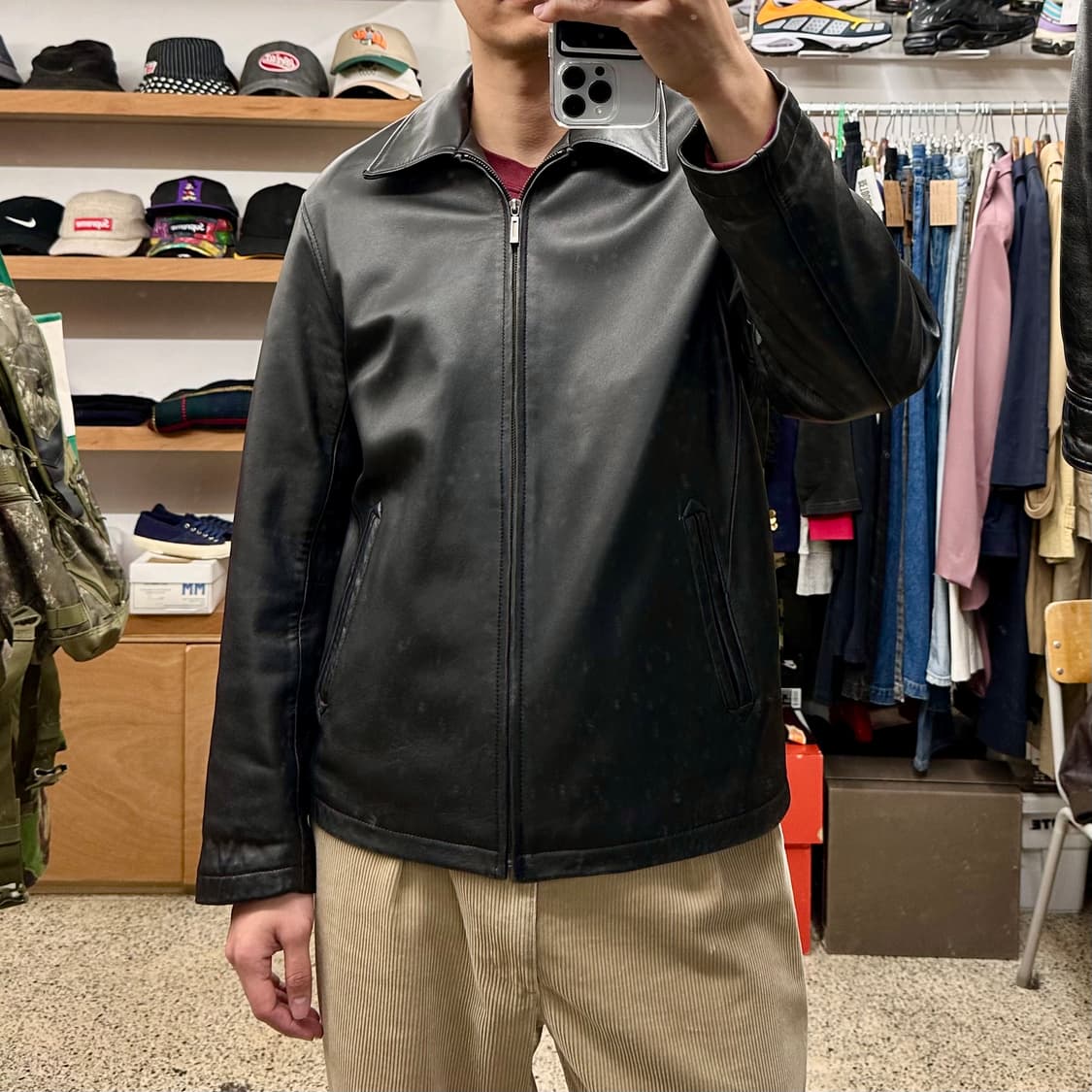 램레더 싱글라이더 자켓 상품이미지10