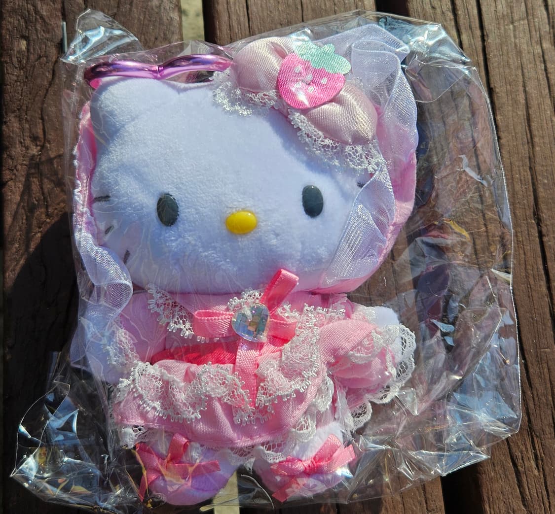 산리오 로리타 키티 키링/프릴 공주 마스코트 헬로키티 키링 상품이미지2