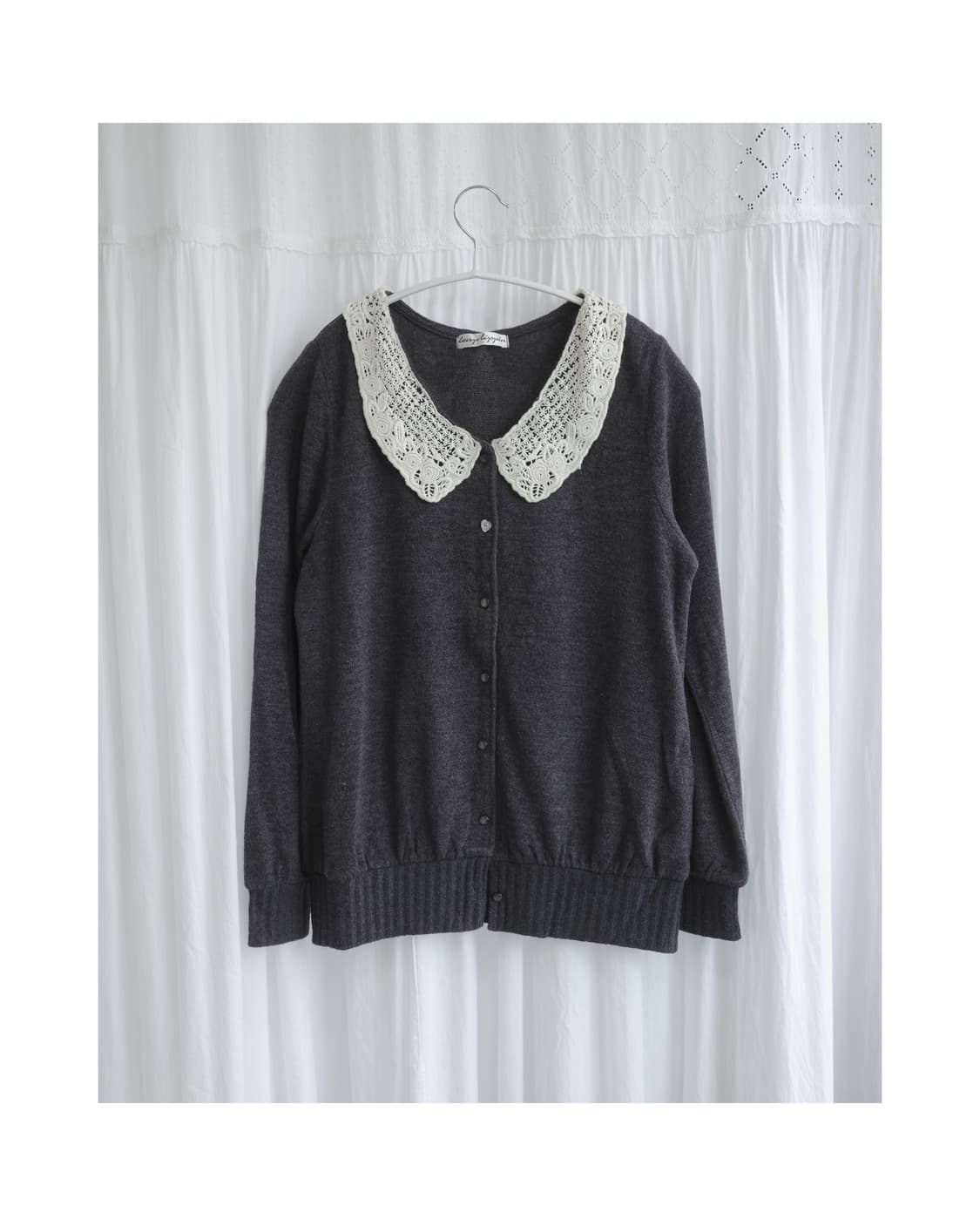 Round collar cardigan 상품이미지1