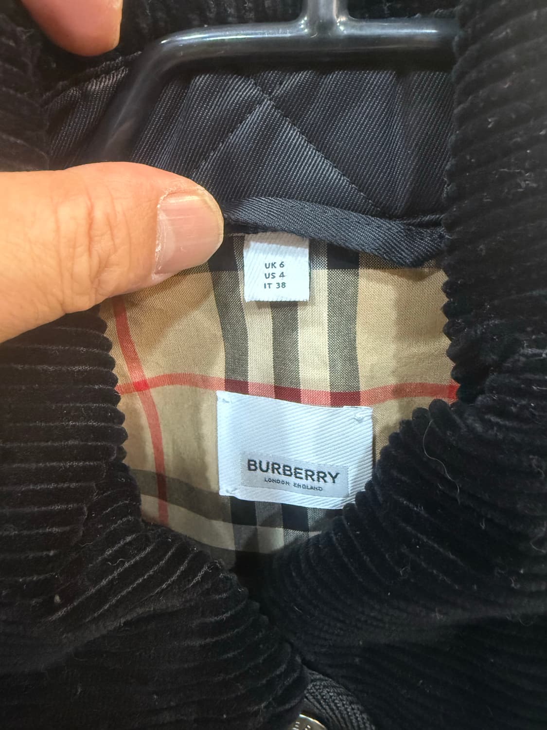 38/55-66 정품 버버리 퀄팅자켓 팝니다 상품이미지2