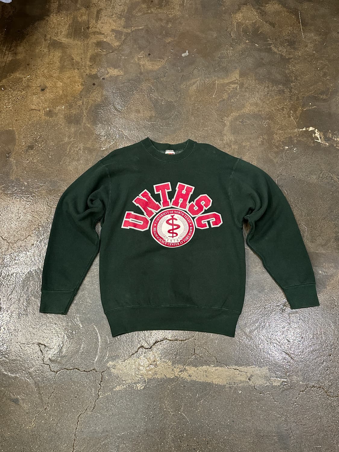 90s 프룻오브더룸 맨투맨 스웻셔츠 그린 M 상품이미지1