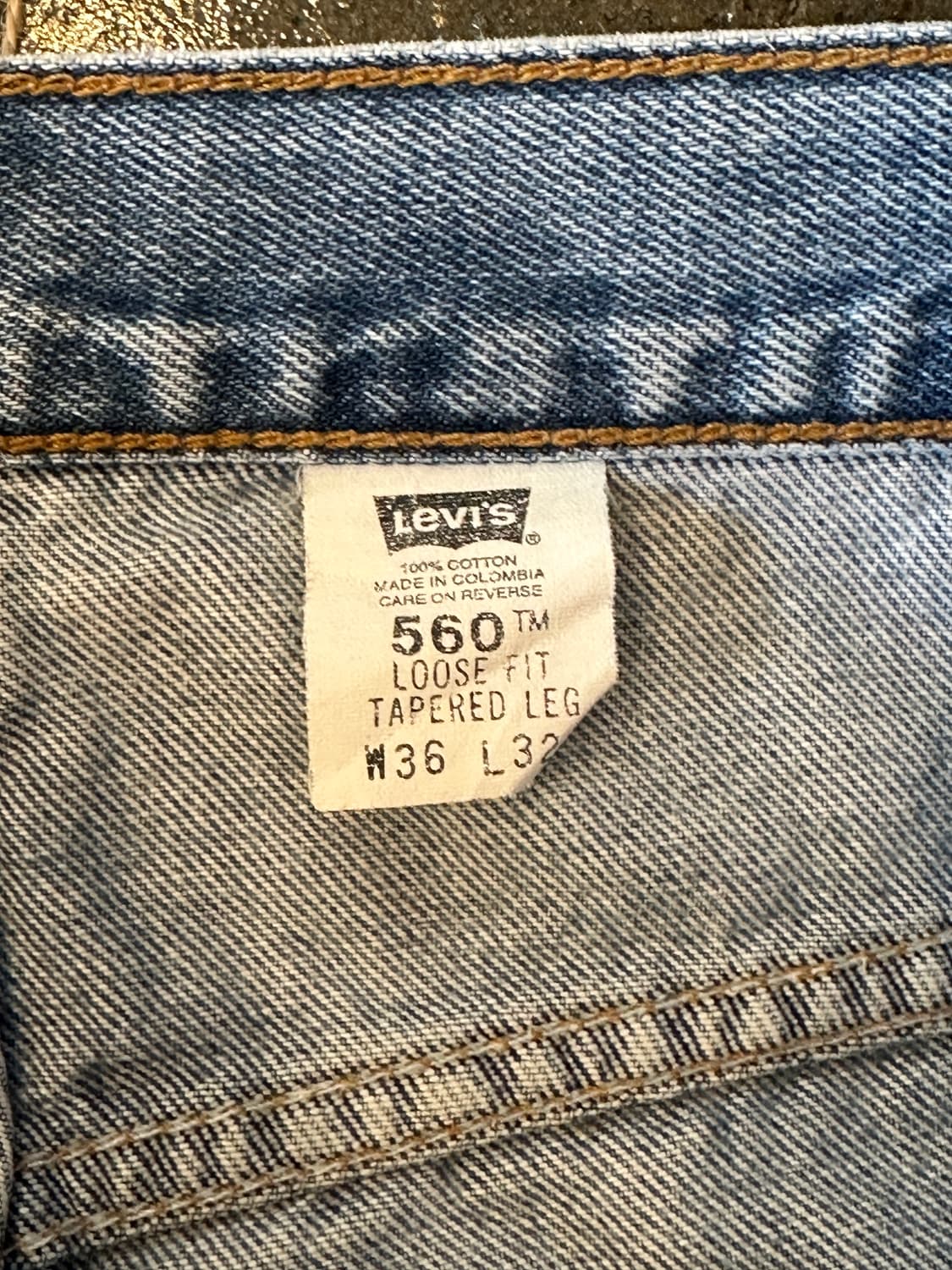 00s 리바이스 560 W36 L32 상품이미지3