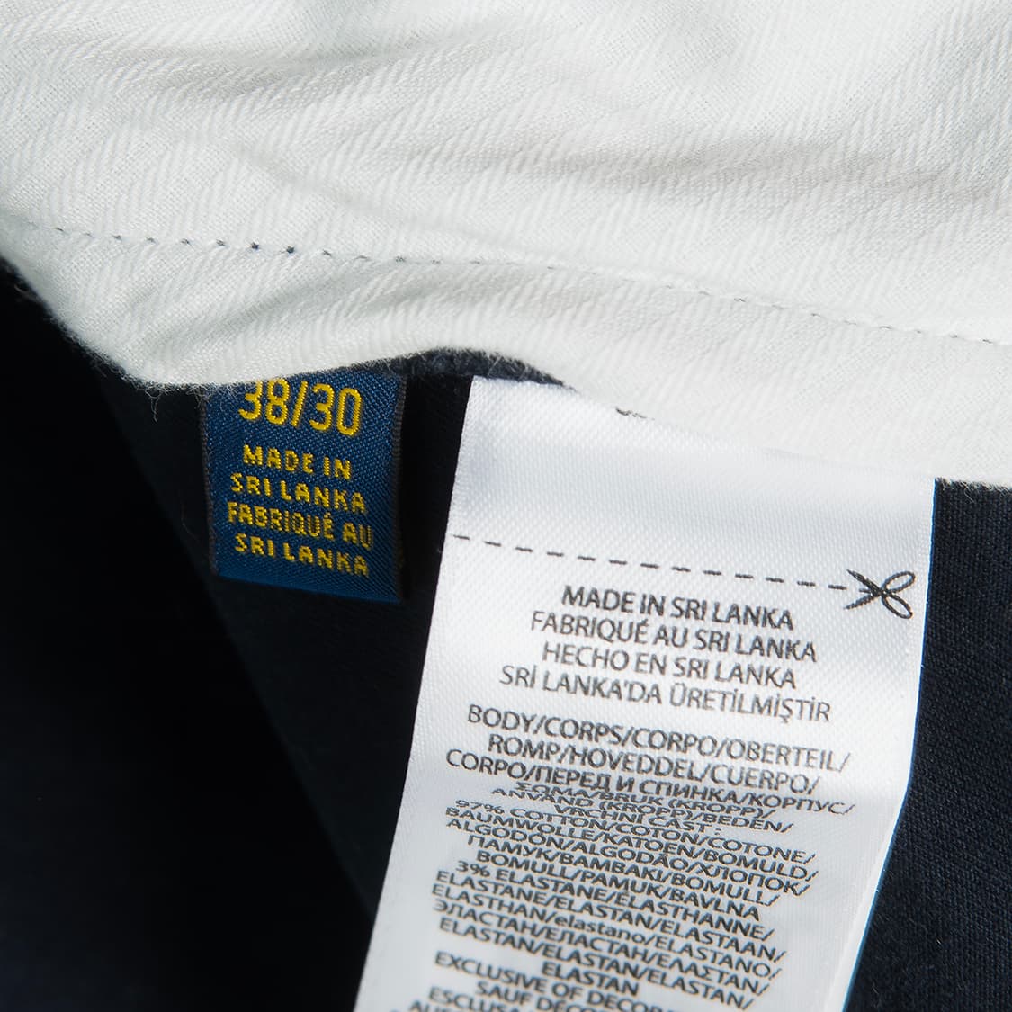 [38] 폴로 랄프로렌 슬림핏 스트레치 치노팬츠 네이비 미사용 신품  상품이미지9