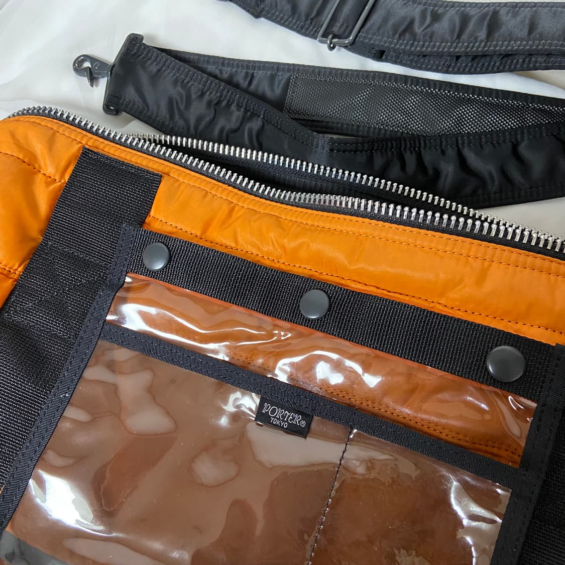 PORTER 탱커 2way 보스턴 더플백 M 블랙 드럼백 상품이미지8