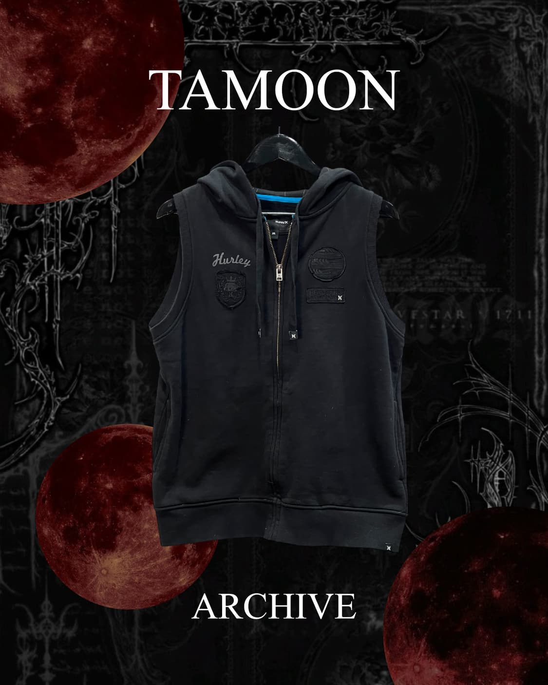 Hurley Hoodie Vest 상품이미지1