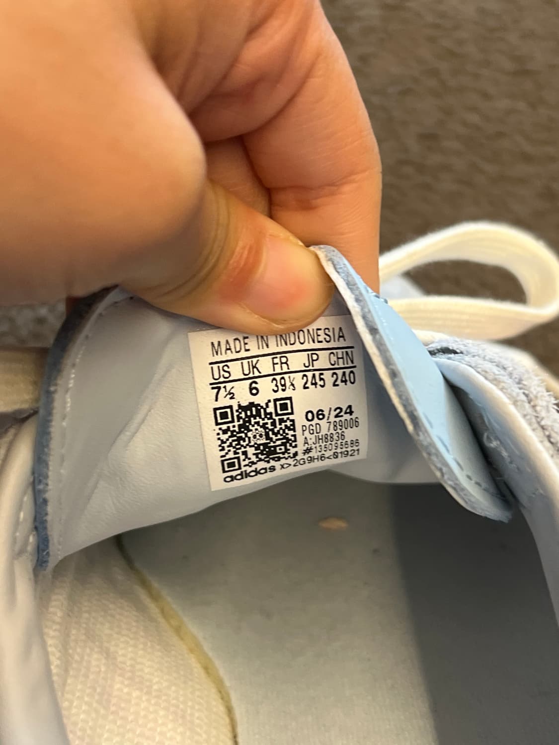 아디다스 삼배 클리어 스카이 처분  상품이미지4