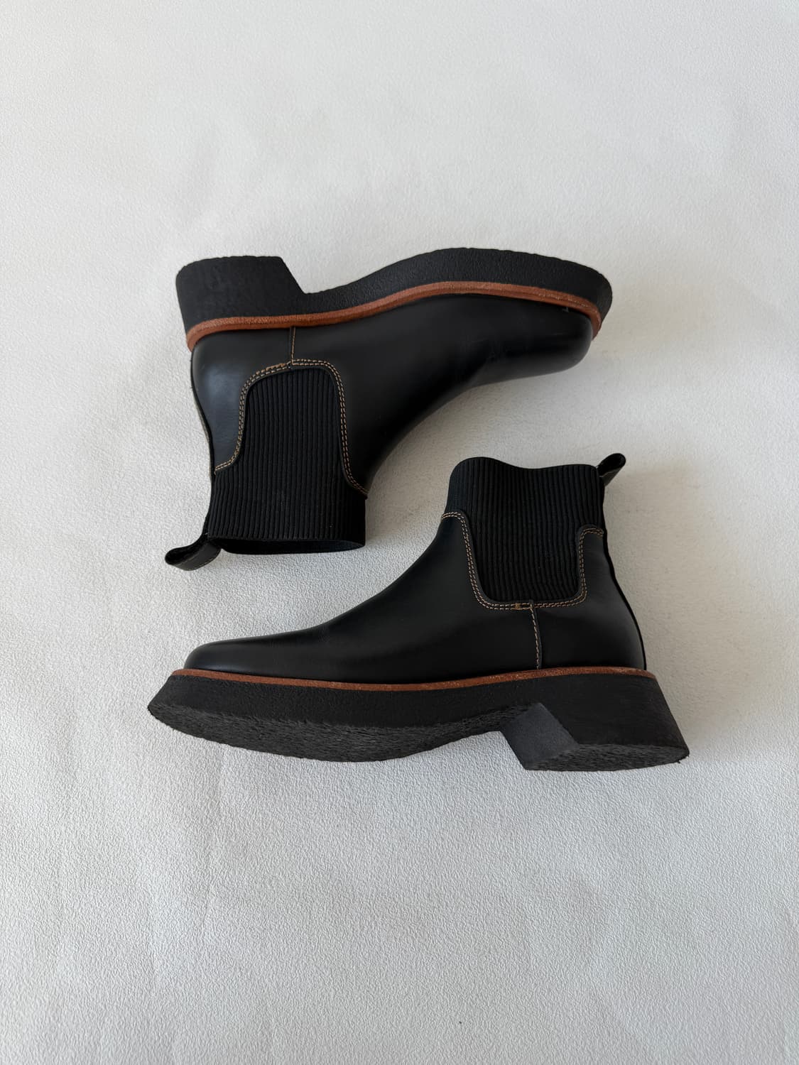 [235]코스(COS) 레더 첼시 부츠(극미중고) 상품이미지2