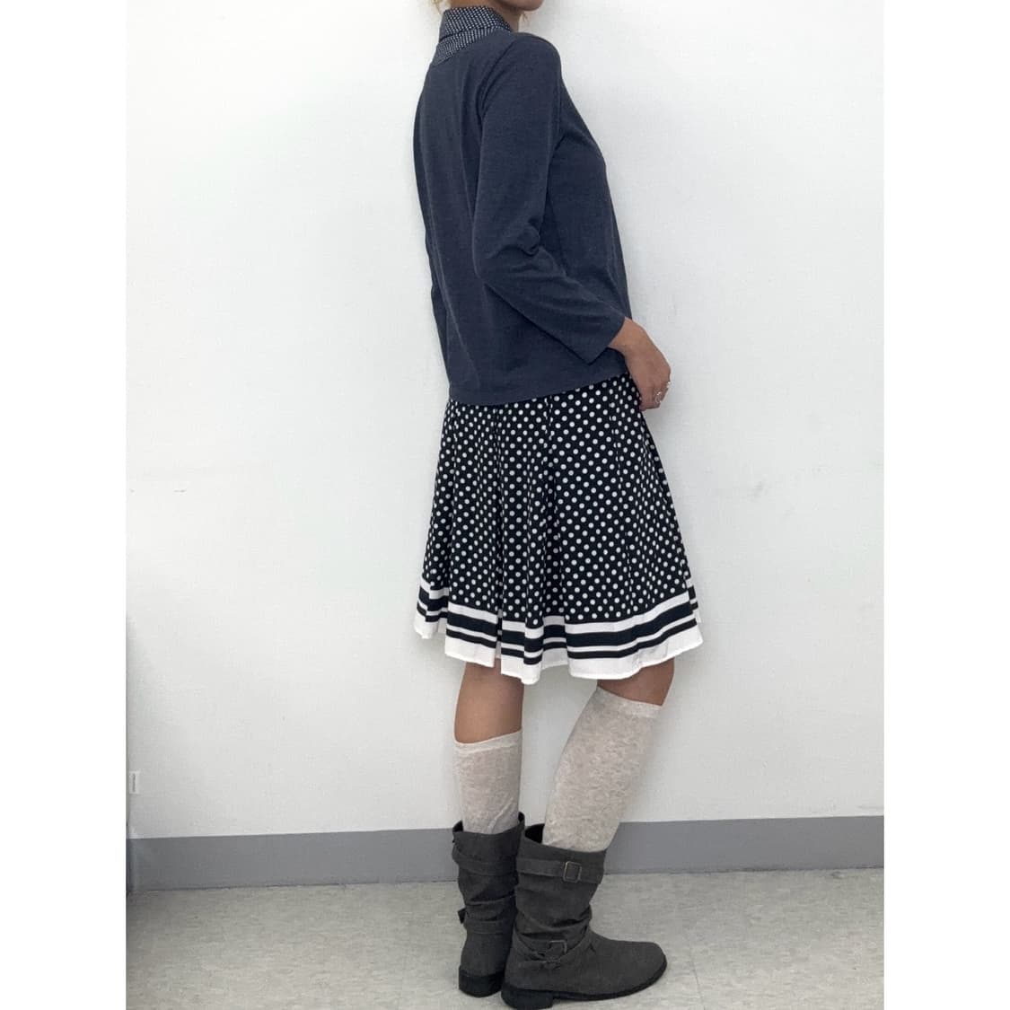 빈티지 레이어드 셔츠 롱슬리브 상품이미지3