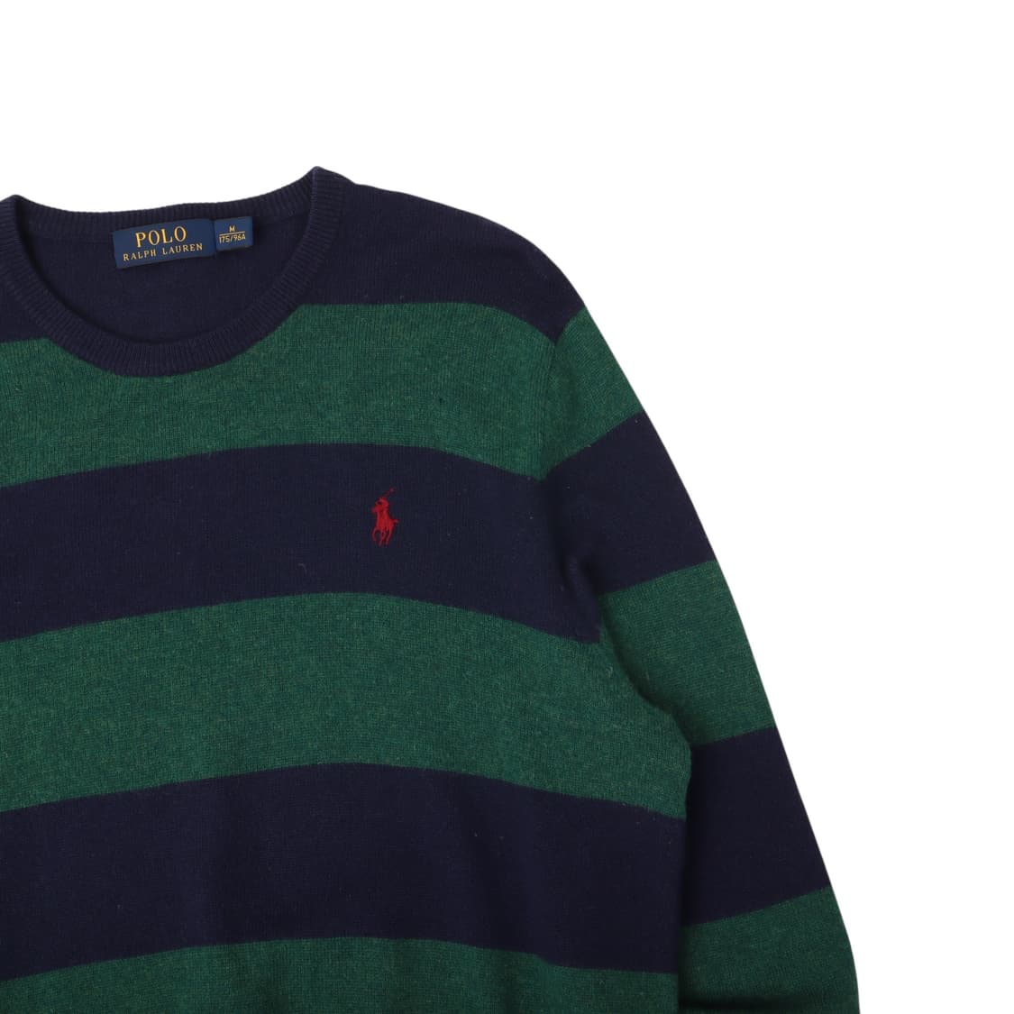 폴로 랄프로렌 그린 스트라이프 메리노 울 니트 스웨터 상품이미지3