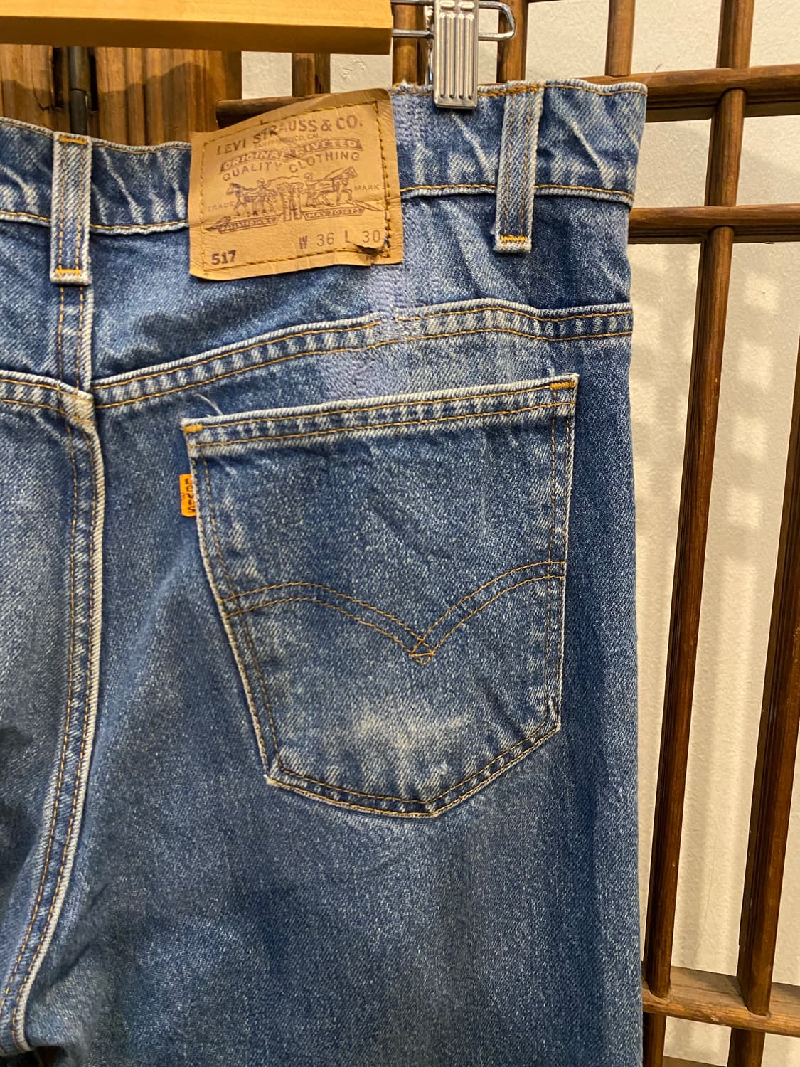 90S LEVI’S 517 USA 오렌지탭 35“ 상품이미지9