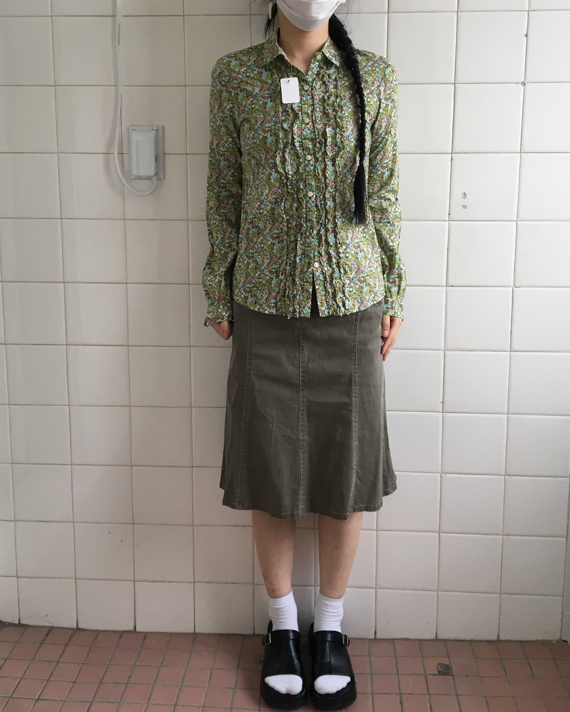 Flower pattern shirt 상품이미지1