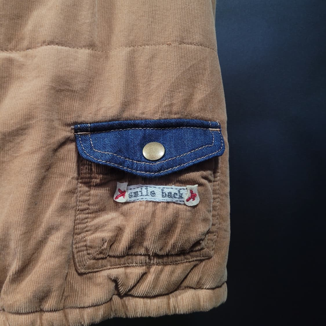D.S.CLUB SMILE BACK 빈티지 패딩 베스트  상품이미지4