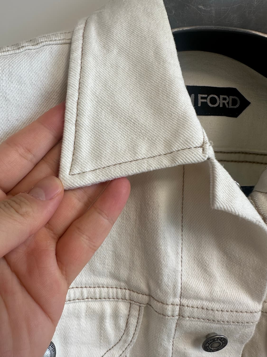 Tomford 톰포드 화이트 데님 자켓 상품이미지5