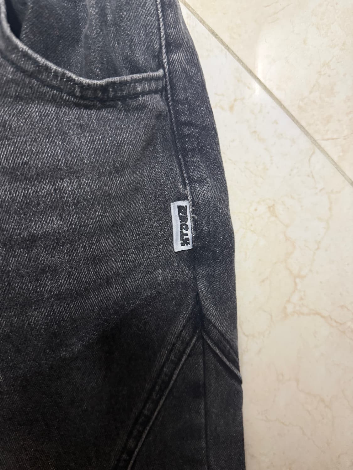 XTONZ 워싱 데님 팬츠 L 상품이미지2