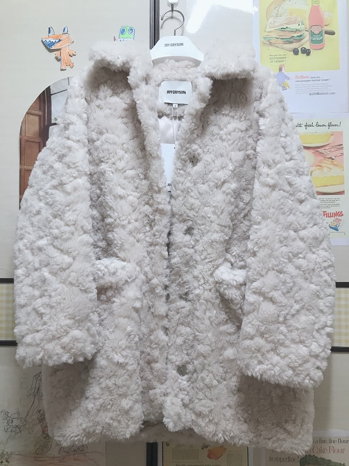 (새상품) 조이그라이슨 퍼 자켓 상품이미지7