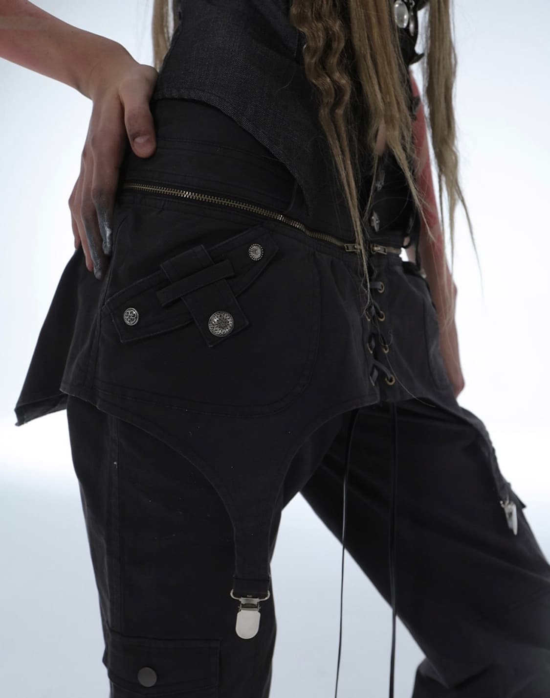 테스트메커니즘 더블펀치 포켓 스커트팬츠 S 상품이미지1