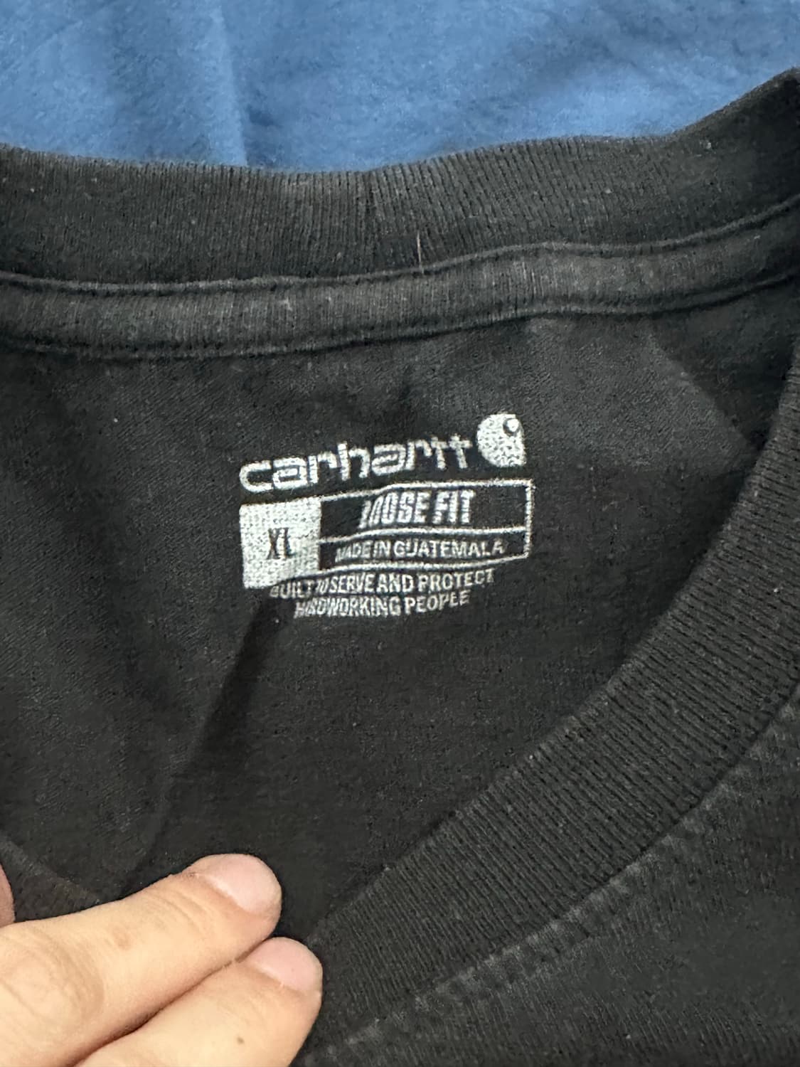 (XL) 칼하트 루즈핏 반팔 블랙 상품이미지2