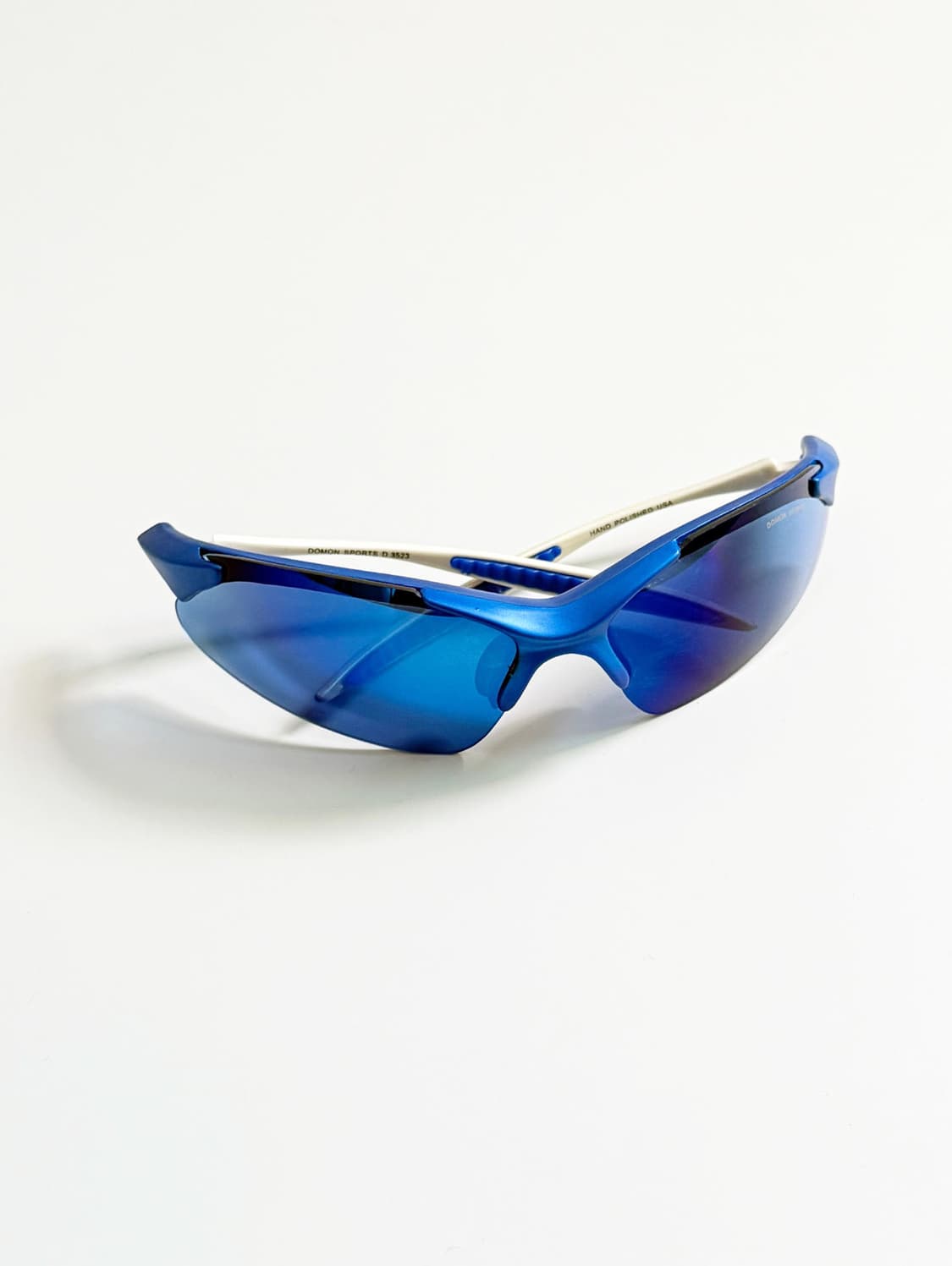 90s DOMON SPORTS 블루 미러 쉴드 빈티지 선글라스 상품이미지1