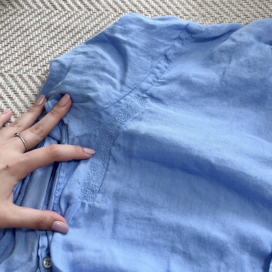 [정품] 폴로 소라 린넨 셔츠 [ M ] 상품이미지6