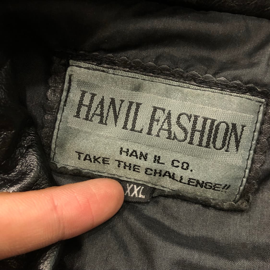 XXL 빈티지 리얼레더 봄버 레더 가죽 자켓 상품이미지6