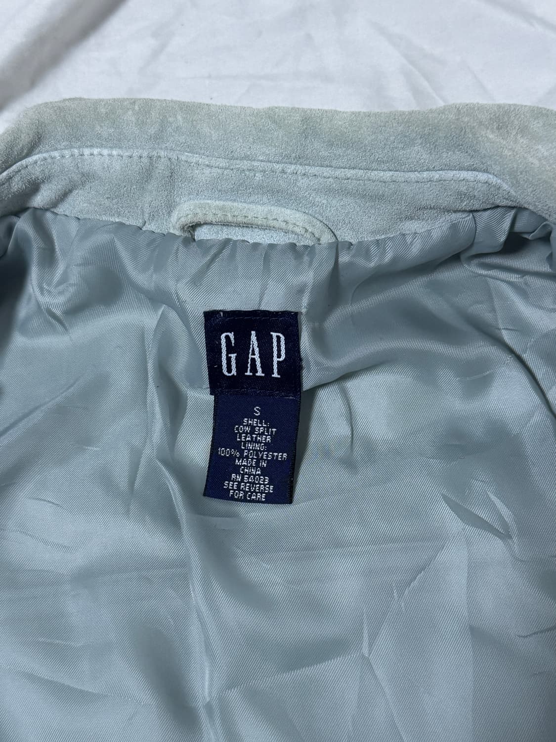 갭 소가죽 스웨이드 트러커 자켓 상품이미지5