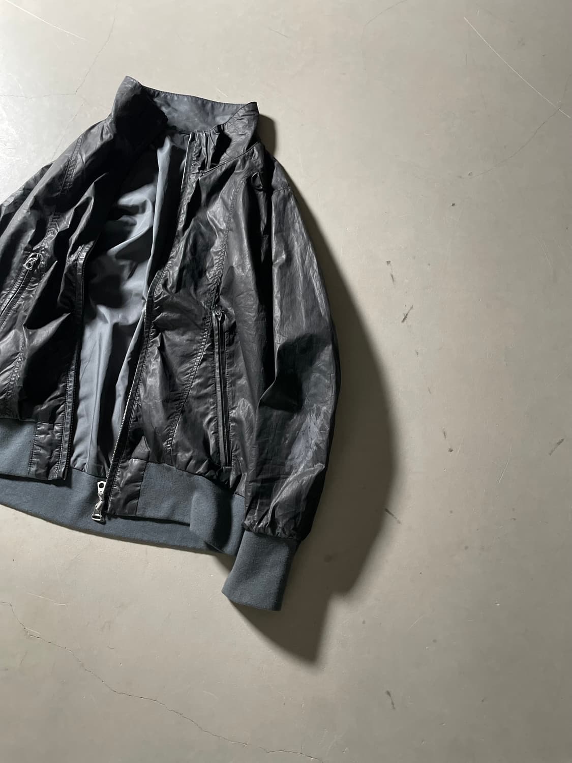 그라임 이펙트 Crinkle Nylon Bomber Jacket 상품이미지3
